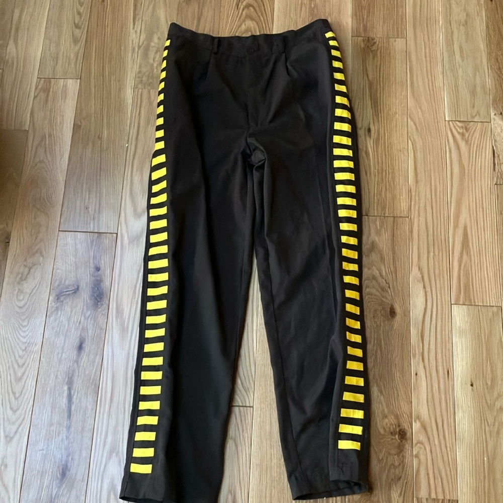 Vintage unique side stripe trousers!